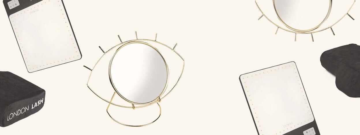 Accessoires pour extensions de cils, miroir cils, magasin extension de cils, extension de cils materiel pose d extension de cils, kit extension de cils, pose de cils