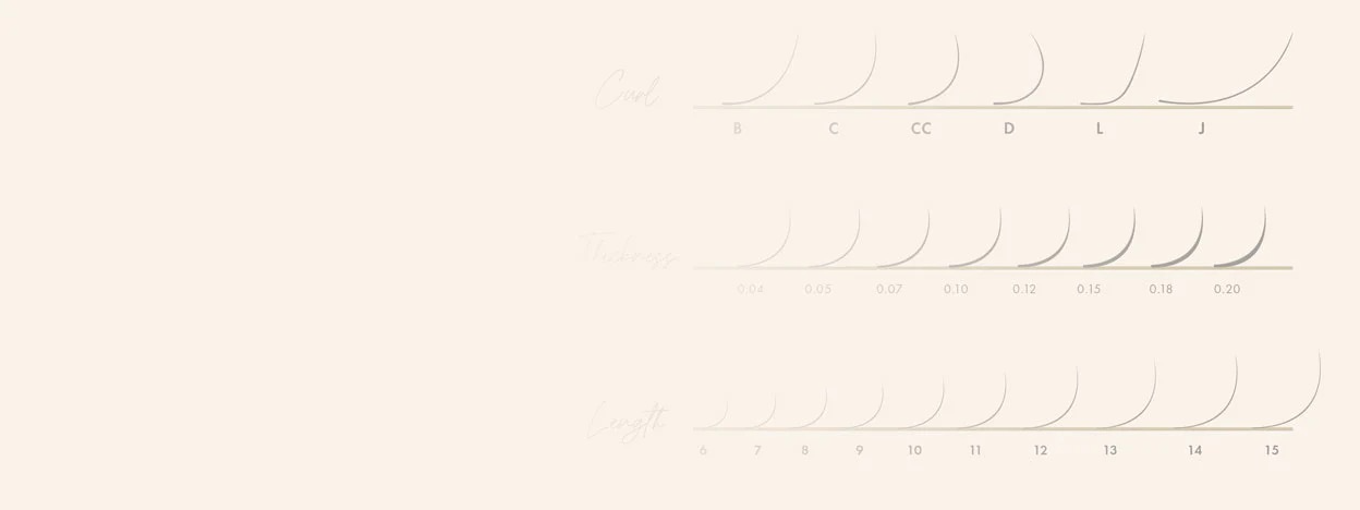 courbure extension cils, cils courbure l, extension de cils courbure c, courbure extension de cils, cil, cil, extension de cils, marque extension de cils