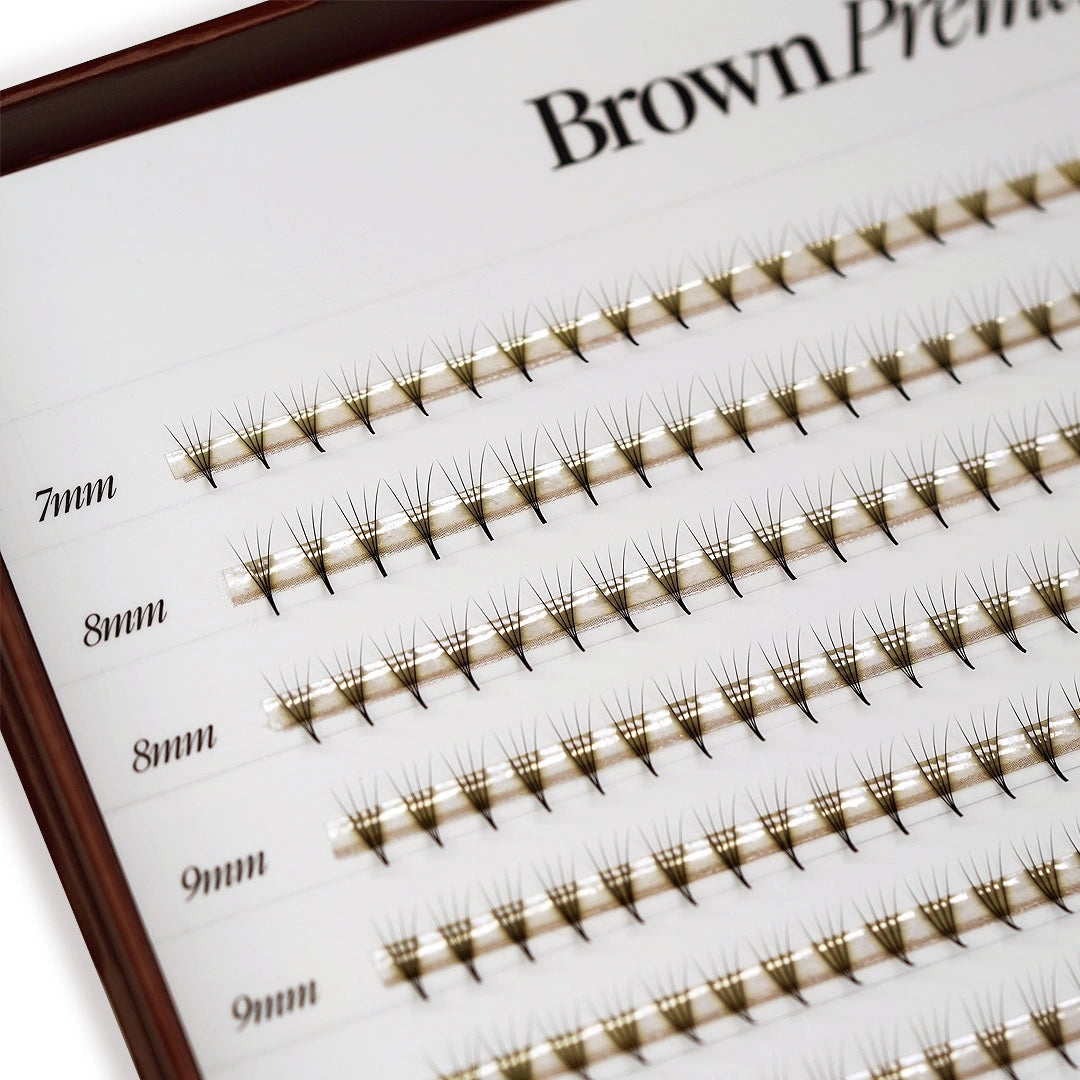 Préfaits Étroits Marron 4D 0.07 600 préfaits - Longueurs mixtes