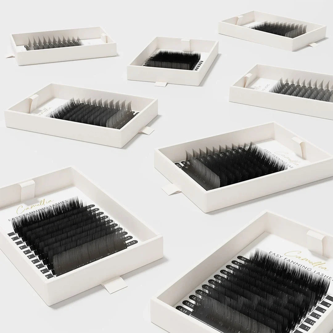 Achetez en une seule fois - Bundle de cils - Camellia Textured (2 couches) / Easy Fanning (3 couches)