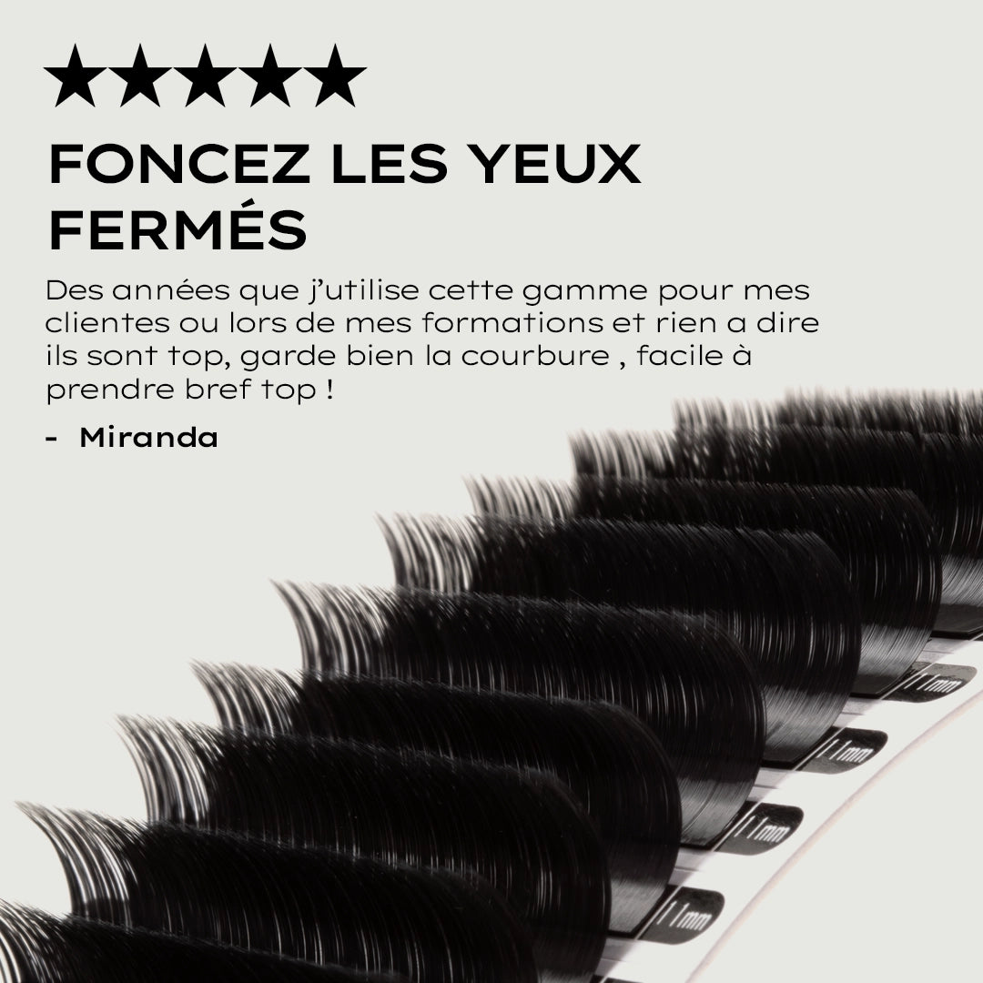 EXTENSIONS DE CILS CLASSIQUES "MAYFAIR" 0.18