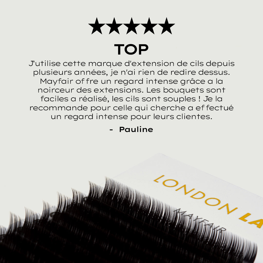 EXTENSIONS DE CILS CLASSIQUES "MAYFAIR" 0.12
