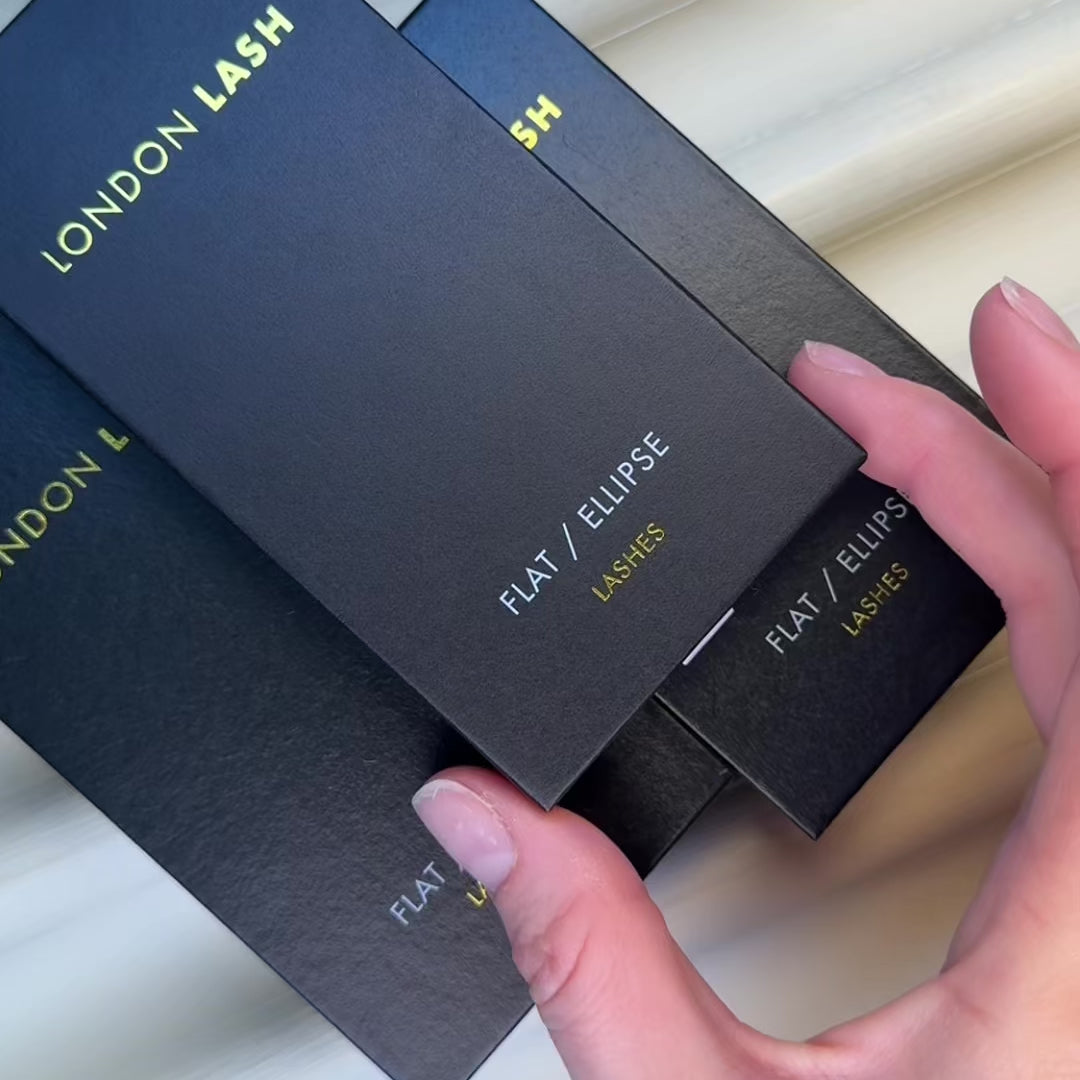 EXTENSIONS DE CILS APLATIES "FLAT ELLIPSE" 0.25