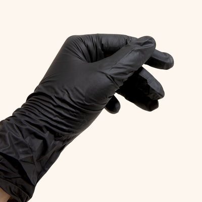 gant noir, gant nitrile, gants en nitrile noir, gant en nitrile, gant jetable noir, gant, magasin extension de cils, fournisseur extension de cils