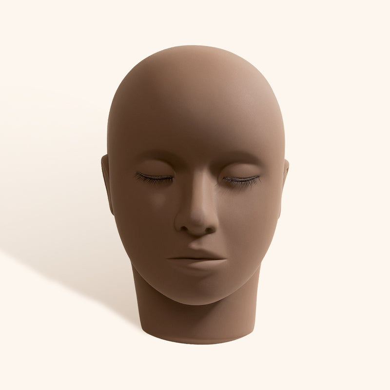 Tête d'entraînement, pose de cils, Volume Russe, extension de cils, cils, cil a cil, extension cils, extension de cils volume russe, extension de cils naturel , extensions de cils,
