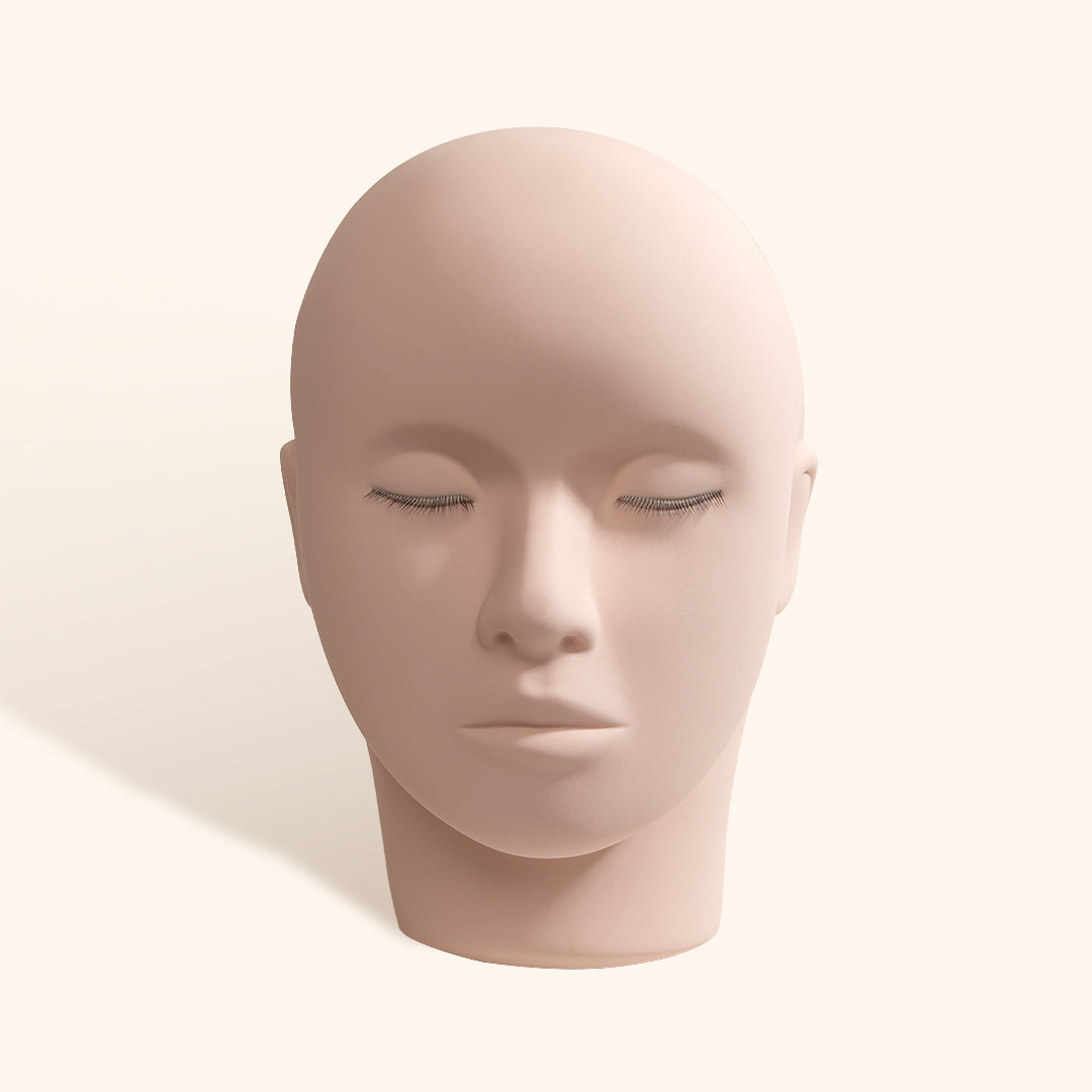 Tête d'entraînement, pose de cils, Volume Russe, extension de cils, cils, cil a cil, extension cils, extension de cils volume russe, extension de cils naturel , extensions de cils,