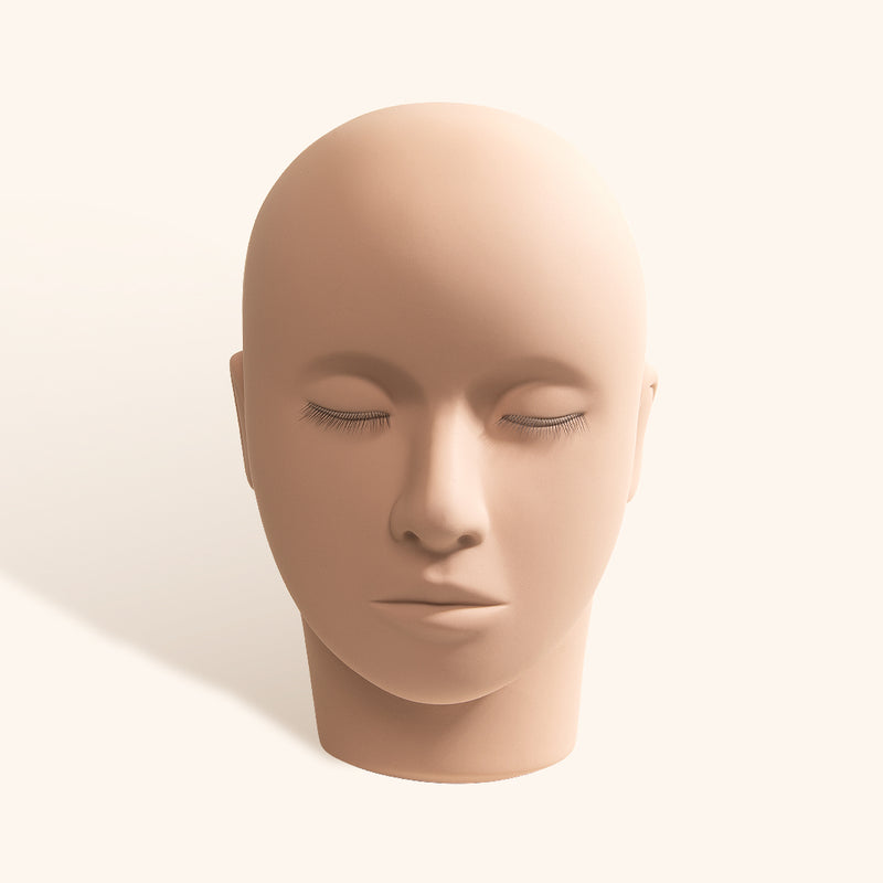 Tête d'entraînement, pose de cils, Volume Russe, extension de cils, cils, cil a cil, extension cils, extension de cils volume russe, extension de cils naturel , extensions de cils,