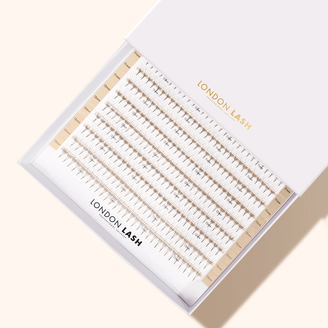 Bouquets cils préfaits, bouquet 4D, bouquets de cils, bouquets London Lash, bouquets de cils préfabriqués, London Lash, bouquet fait à la main, Volume Russe